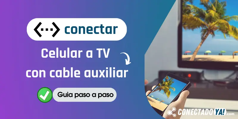 Como conectar un celular a TV con cable auxiliar