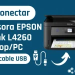 conectar una impresora EPSON l4260 a una laptop con cable USB