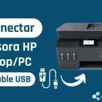 conectar una impresora HP a una laptop con cable USB